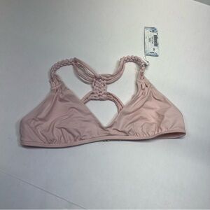 Frankie's Bikinis Light Pink Braided Bandeau